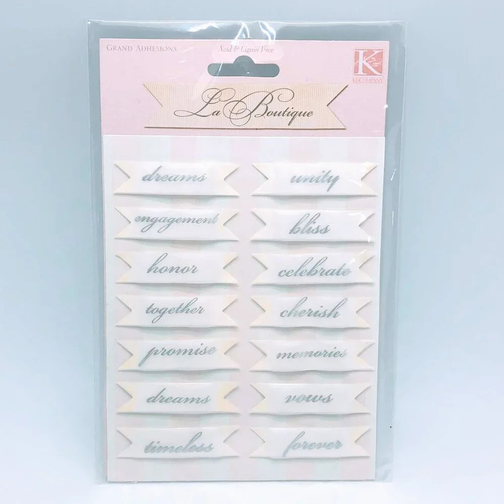 Wedding Celebration Alphabets Rub On Transfers DIY Bundle